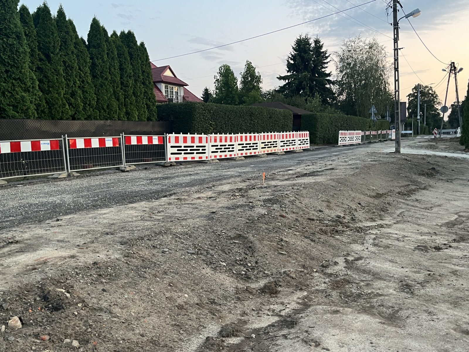 Budowa chodnika na Skrajnej w Rzeszowie