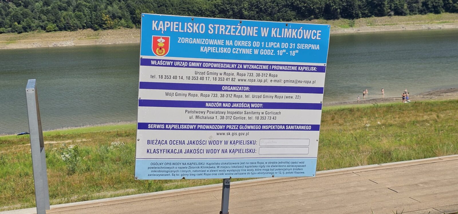 Klimkówka jezioro