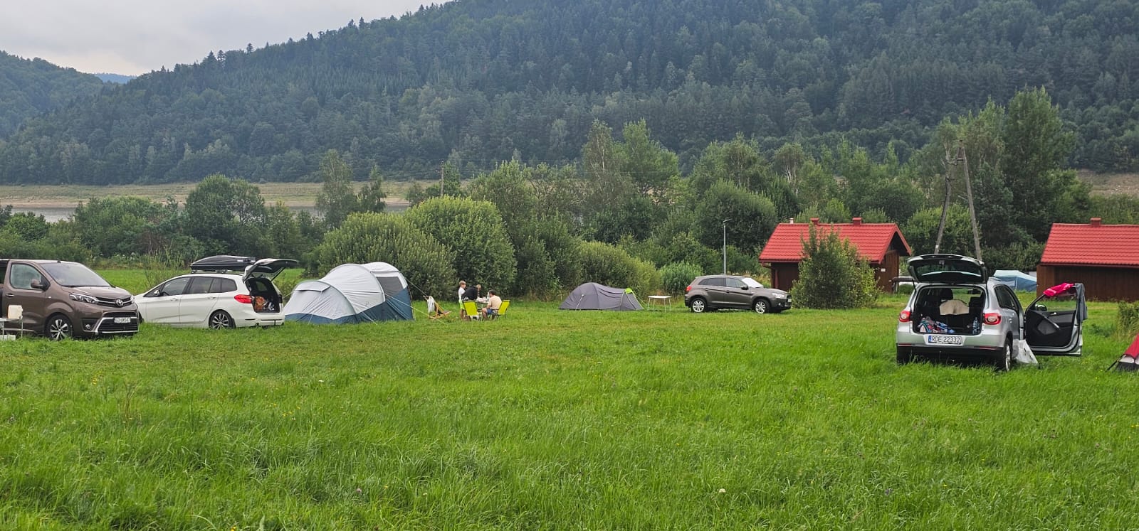 Pole namiotowe w Klimkówce