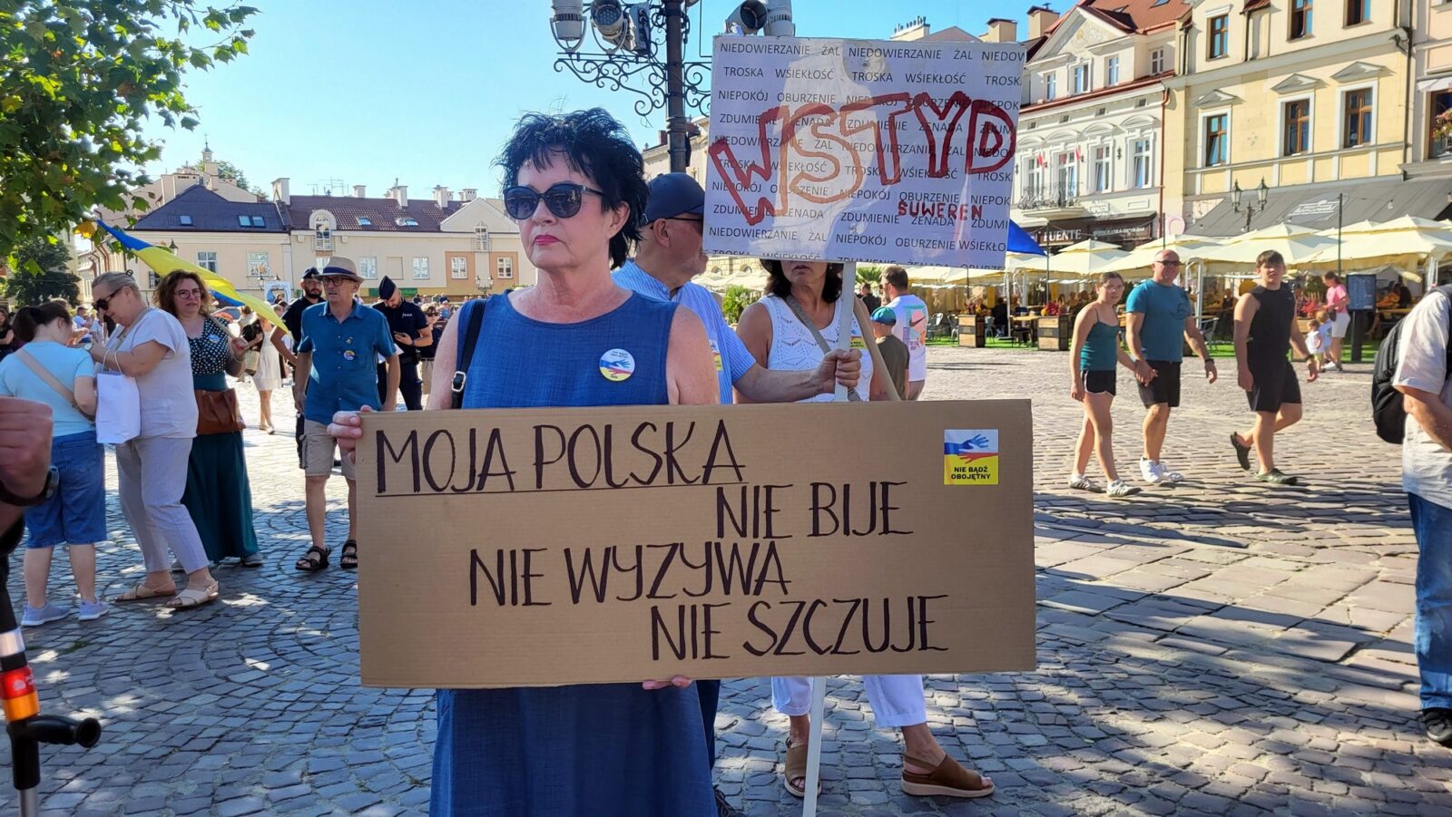 uczestniczka manifestacji