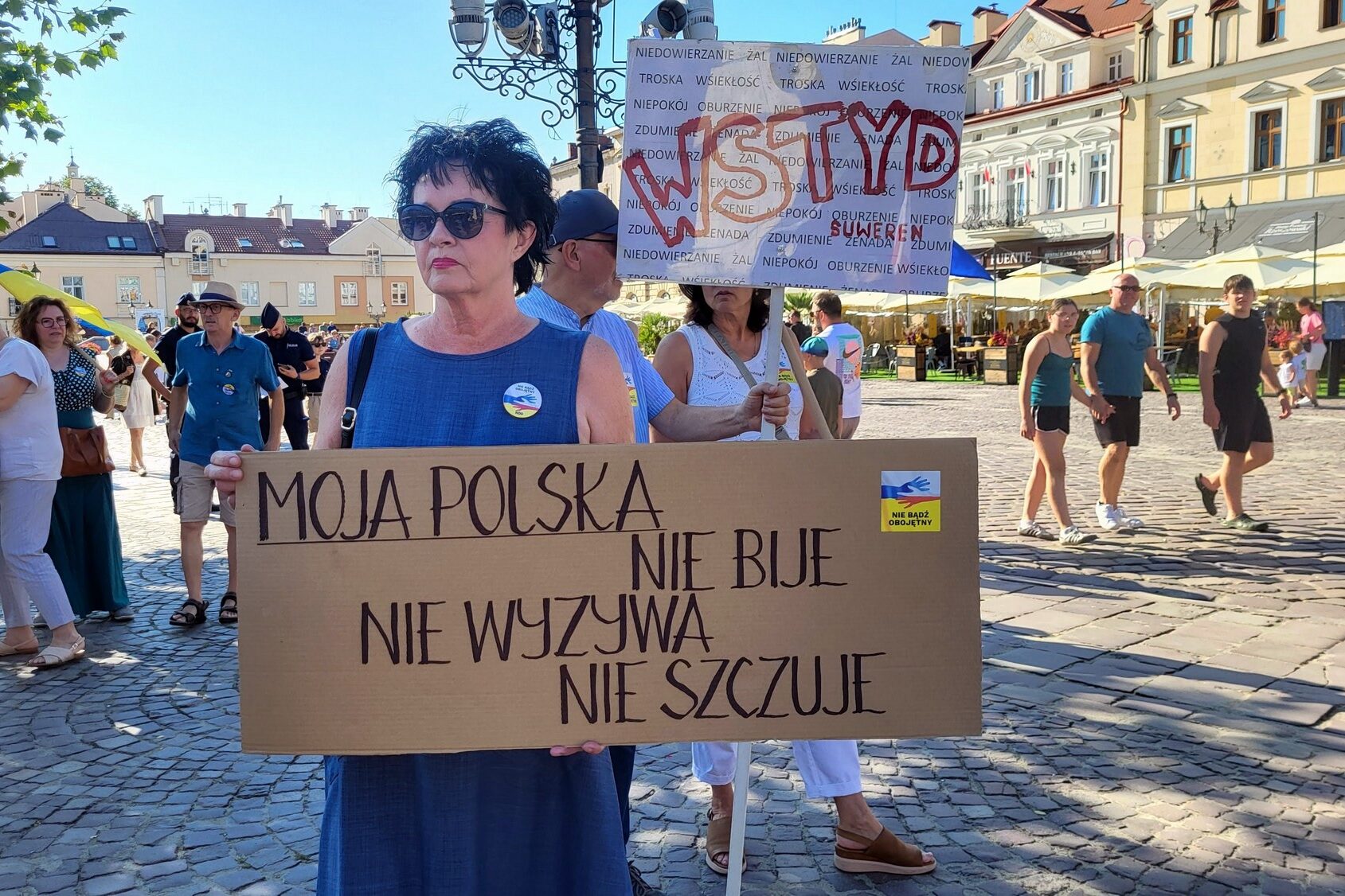 uczestniczka manifestacji