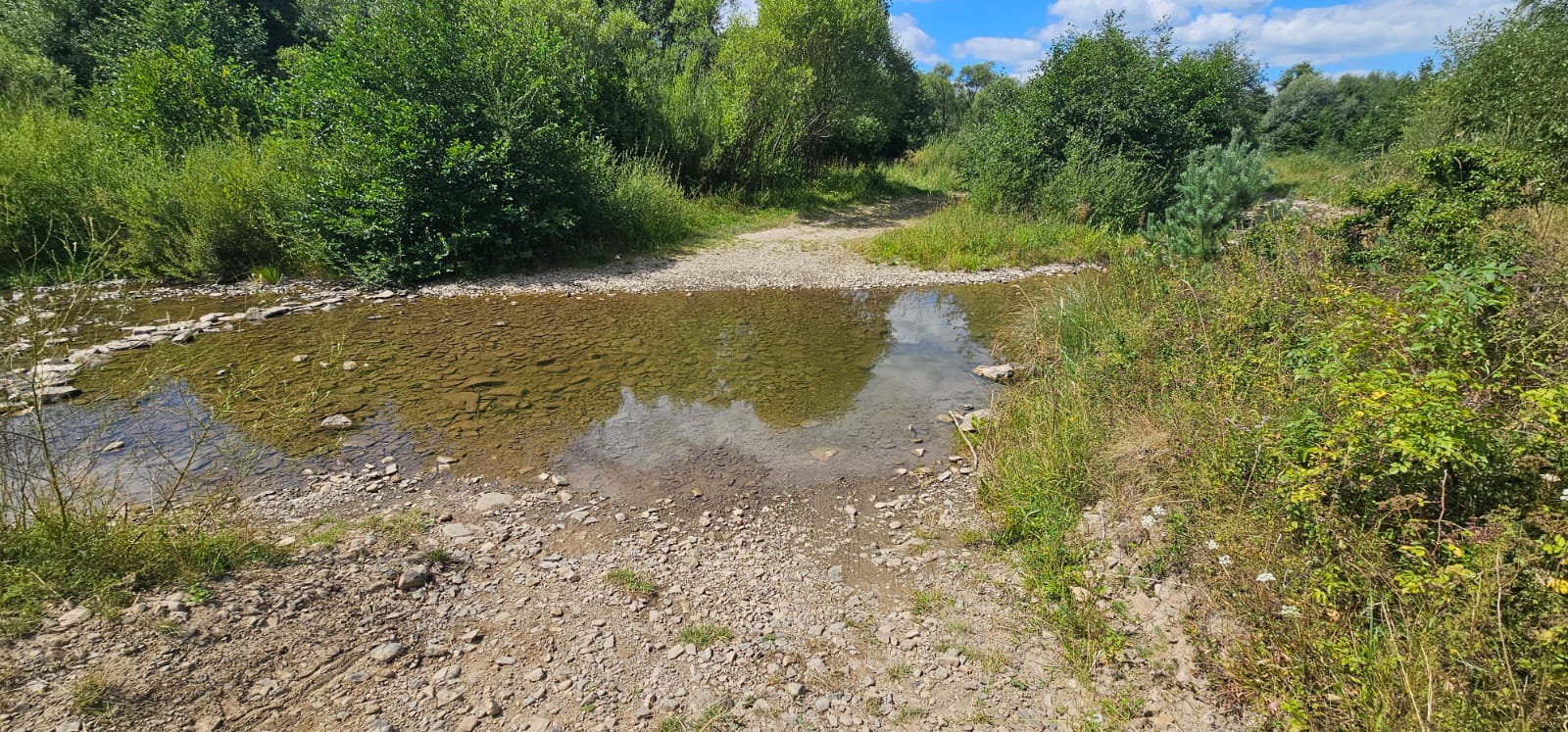 Trasa do Nieznajowej potok Zawoja po drodze