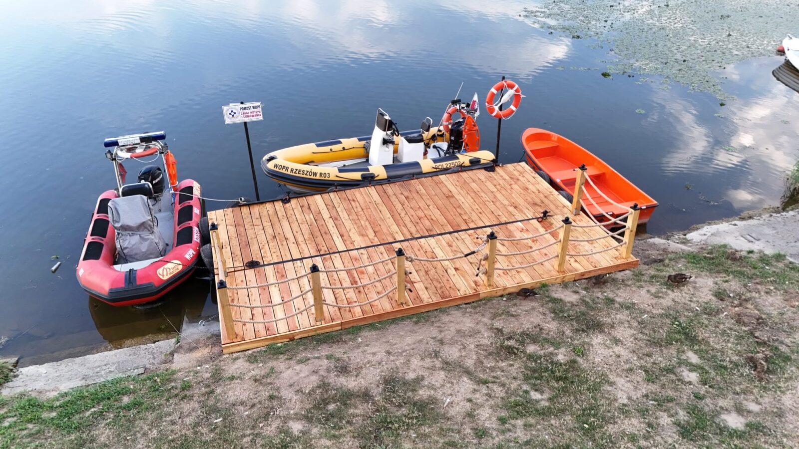 Nowe podesty WOPR Rzeszów