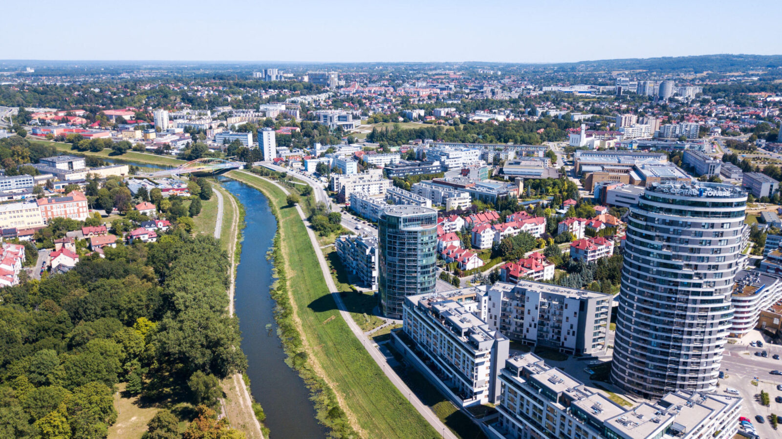 Rzeszów - widok z drona