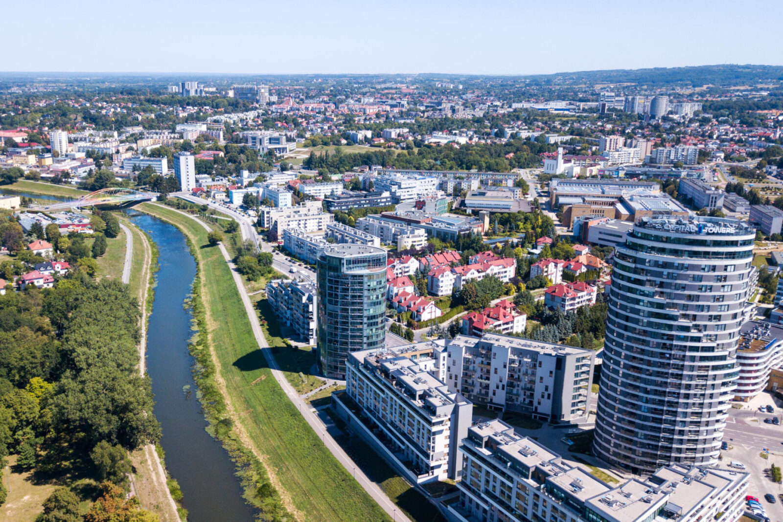 Rzeszów - widok z drona