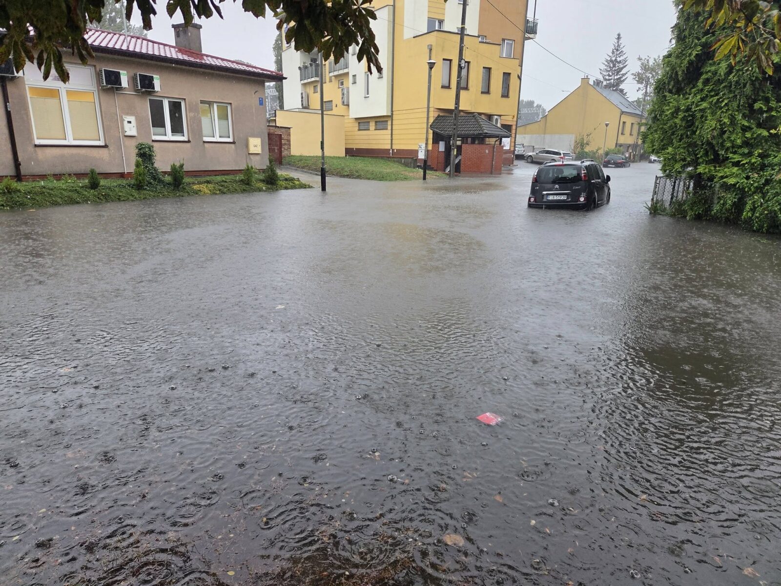 Ulewa nad Rzeszowem
