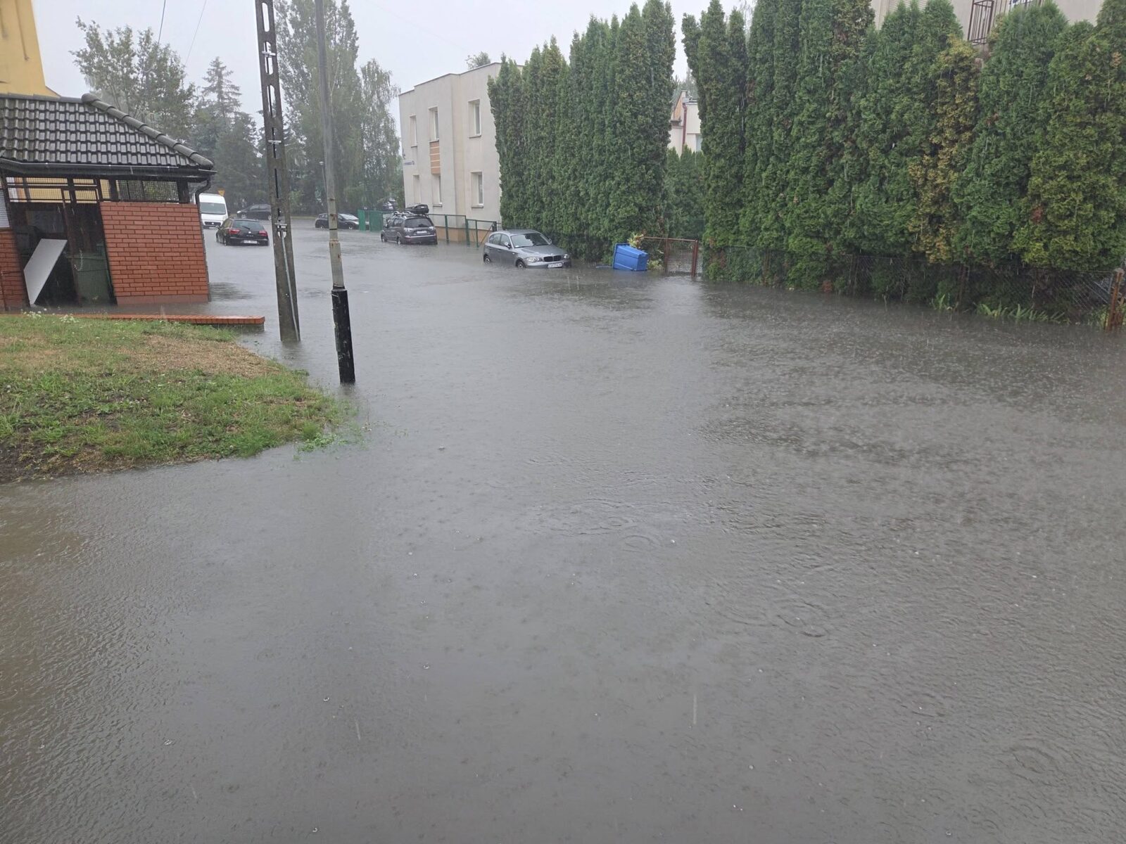 Rzeszów po silnym deszczu