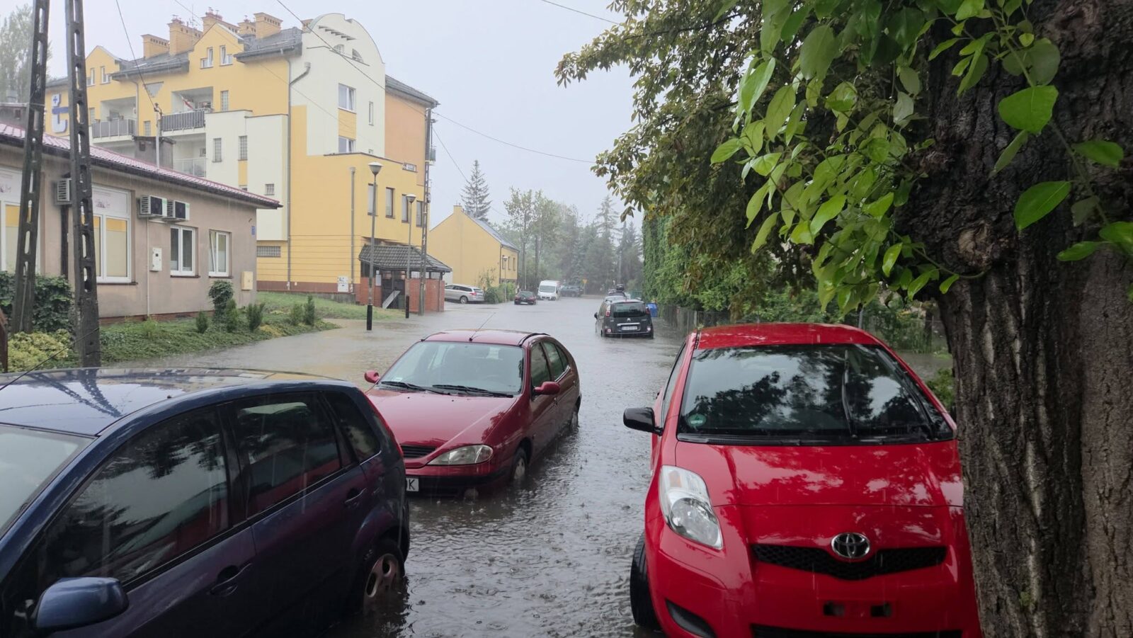 Skutki ulewy w Rzeszowie