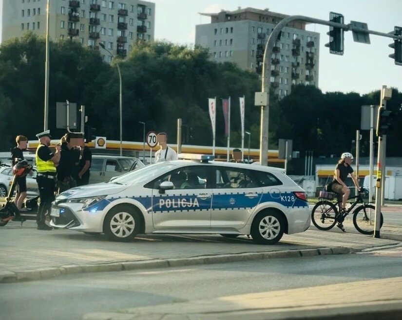 Kontrola uzytkowników hulajnów