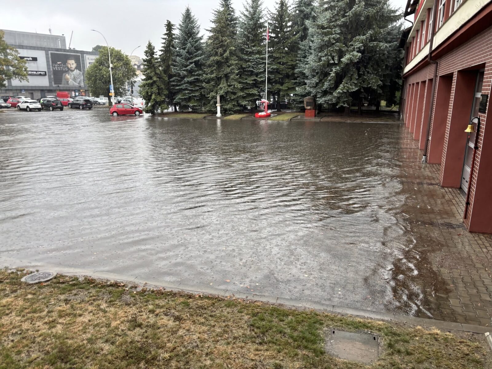 Zalane ulice w Rzeszowie
