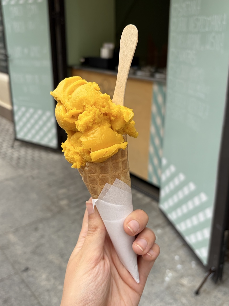 Sorbet mango - Sandomierska Manufaktura Lodów