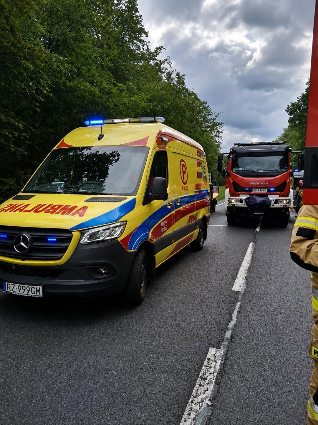 Wypadek DK9 w Głogowie Małopolskim