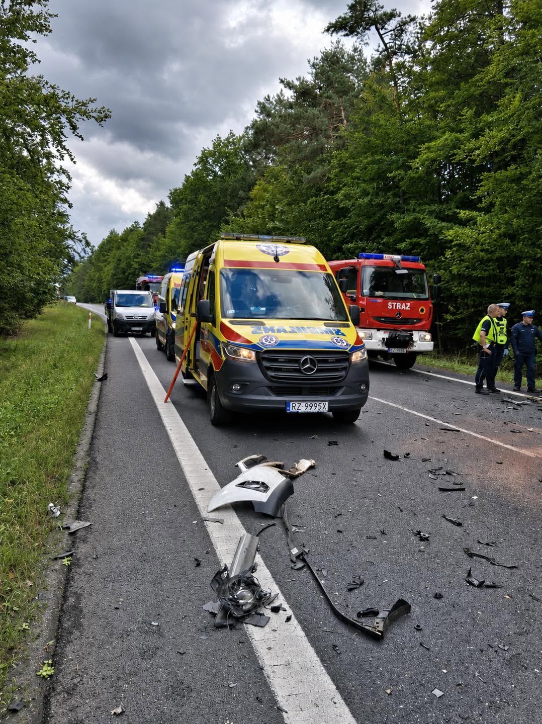 Wypadek DK9 w Głogowie Małopolskim