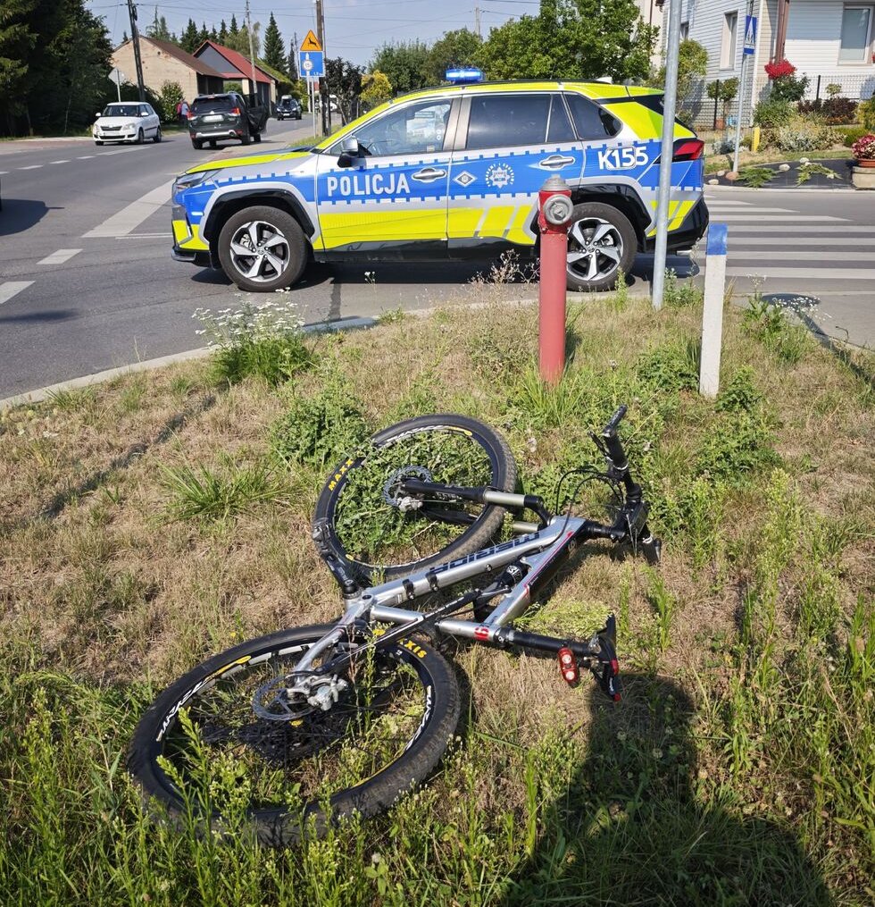 Wypadek rowerzysty