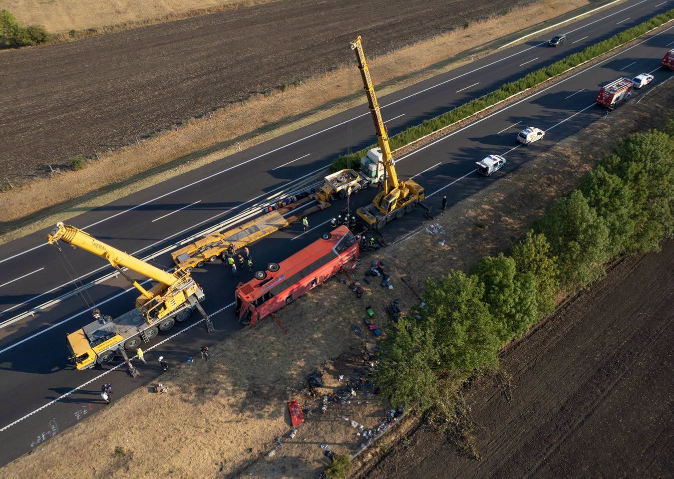 Wypadek polskiego autokaru na Węgrzech