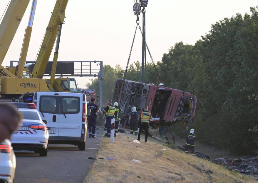 Wypadek polskiego autokaru na Węgrzech