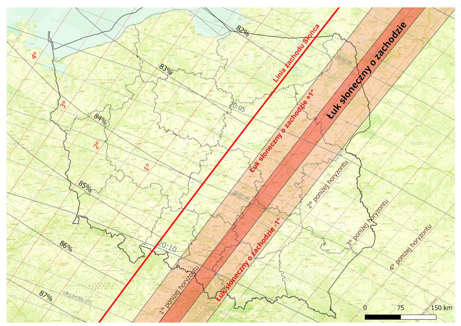 Zaćmienie Słońca 2026 w Polsce