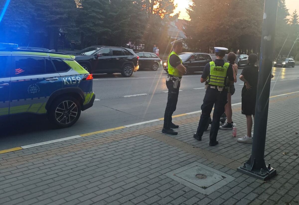 Policja kontroluje hulajnogi